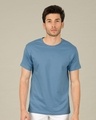Shop Island Blue Half Sleeve T-Shirt-Front