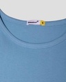 Shop Island Blue Round Neck 3/4th Sleeve T-Shirt