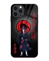 Shop Itachi Blood Premium Glass Cover for Apple Iphone 12 Pro-Front