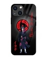 Shop Itachi Blood Premium Glass Cover for Apple iPhone 14 Plus-Front