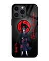 Shop Itachi Blood Premium Glass Cover for Apple iPhone 14 Pro Max-Front