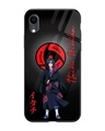 Shop Itachi Blood Premium Glass Cover for Apple iPhone XR-Front