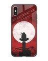 Shop Itachi Uchiha Premium Glass Case for Apple iPhone XS (Shock Proof,Scratch Resistant)-Front