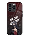 Shop Itachi Uchiha Premium Glass Cover for Apple iPhone 14 Pro-Front