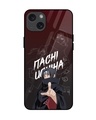 Shop Itachi Uchiha Premium Glass Cover for Apple iPhone 15 Plus-Front