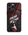 Shop Itachi Uchiha Premium Glass Cover for Apple iPhone 15 Pro Max-Front