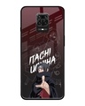 Shop Itachi Uchiha Premium Glass Cover for Redmi Note 9 Pro Max-Front