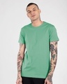 Shop Jade Green Half Sleeve T-Shirt-Front