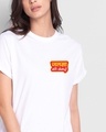 Shop Jalsa All Day Boyfriend T-Shirt White-Front