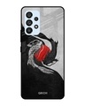 Shop Japanese Art Printed Premium Glass Cover For  A53 5G(Impact Resistant, Matte Finish)-Front