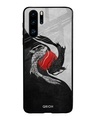 Shop Japanese Art Printed Premium Glass Cover For Huawei P30 Pro (Impact Resistant, Matte Finish)-Front