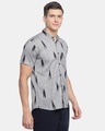 Shop Grey Black Handwoven Ikat Shirt-Design