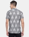 Shop Grey Handwoven Ikat Shirt-Full