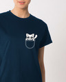 Shop Jeb Mein Billi Boyfriend T-Shirt-Front