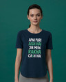 Shop Jeb Mein Cash Hai Basic Round Hem T-Shirt-Front