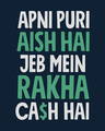 Shop Jeb Mein Cash Hai Basic Round Hem T-Shirt