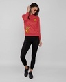 Shop Jerry & Cheese Women's Printed Fleece Sweatshirt (TJL)-Design