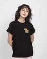Shop Jerry Relax Boyfriend T-Shirt (TJL) Black-Design