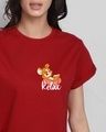 Shop Jerry Relax Boyfriend T-Shirt (TJL) Bold Red-Design