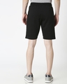 Shop Jet Black Casual Shorts-Full