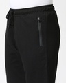 Shop Jet Black Dark Forest Green Zipper Shorts Combo