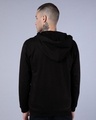 Shop Jet Black Fleece Zipper Hoodies-Design