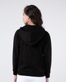 Shop Jet Black Fleece Zipper Hoodies-Design