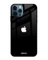Shop Iphone 12 Pro Max Jet Black Glass Case-Front