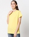 Shop Pack of 2 Women's Black & Yellow Boyfriend T-shirt