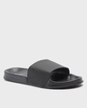 Shop Jet Black Lightweight Men's Slider-Full