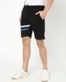 Shop Men's Black Strip Shorts-Design