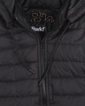 Shop Women's Black Puffer Jacket With Detachable Hood