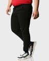 Shop Men's Black Plus Size Casual Joggers-Design