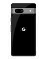 Shop Jet Black Premium Glass Case for Google Pixel 7A(Shock Proof, Scratch Resistant)-Front