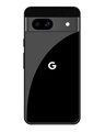 Shop Jet Black Premium Glass Case for Google Pixel 8a (Shock Proof, Scratch Resistant)-Front