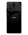 Shop Jet Black Premium Glass Case for Poco X6 Pro 5G(Shock Proof, Scratch Resistant)-Front