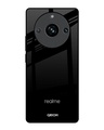 Shop Jet Black Premium Glass Case for Realme 11 Pro+ 5G (Shock Proof, Scratch Resistant)-Front