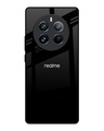 Shop Jet Black Premium Glass Case for Realme 12 Pro 5G(Shock Proof, Scratch Resistant)-Front