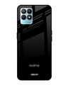 Shop Jet Black Premium Glass Cover for Realme Narzo 50 (Shockproof, Light Weight)-Front