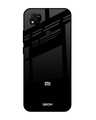 Shop Jet Black Premium Glass Cover for Redmi 10A (Shockproof, Light Weight)-Front