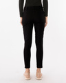 Shop Jet Black Lightweight Slim Oxford Pants-Design