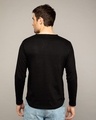 Shop Jet Black Slit Neck Full Sleeve Henley T-shirt-Design