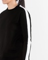 Shop Women's Jet Black Fleece Sweatshirt