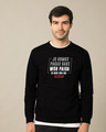 Shop Jo Humko Pakad Sake Light Sweatshirt-Front