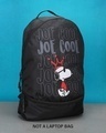 Shop Unisex Black Joe Cool Small Backpack-Front