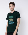 Shop Joey How You Doin Half Sleeve T-Shirt-Design