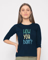 Shop Joey How You Doin Round Neck 3/4th Sleeve T-Shirt-Front