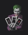 Shop Joker Cards (BML) Varsity Half Sleeve T-Shirt-Full