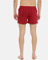 Shop | Shark Fin Red Knitted Boxers-Design