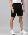 Shop Men Black Solid Regular Fit Shorts-Full
